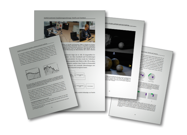 Illustration: Seiten von veröffentlichten Papieren